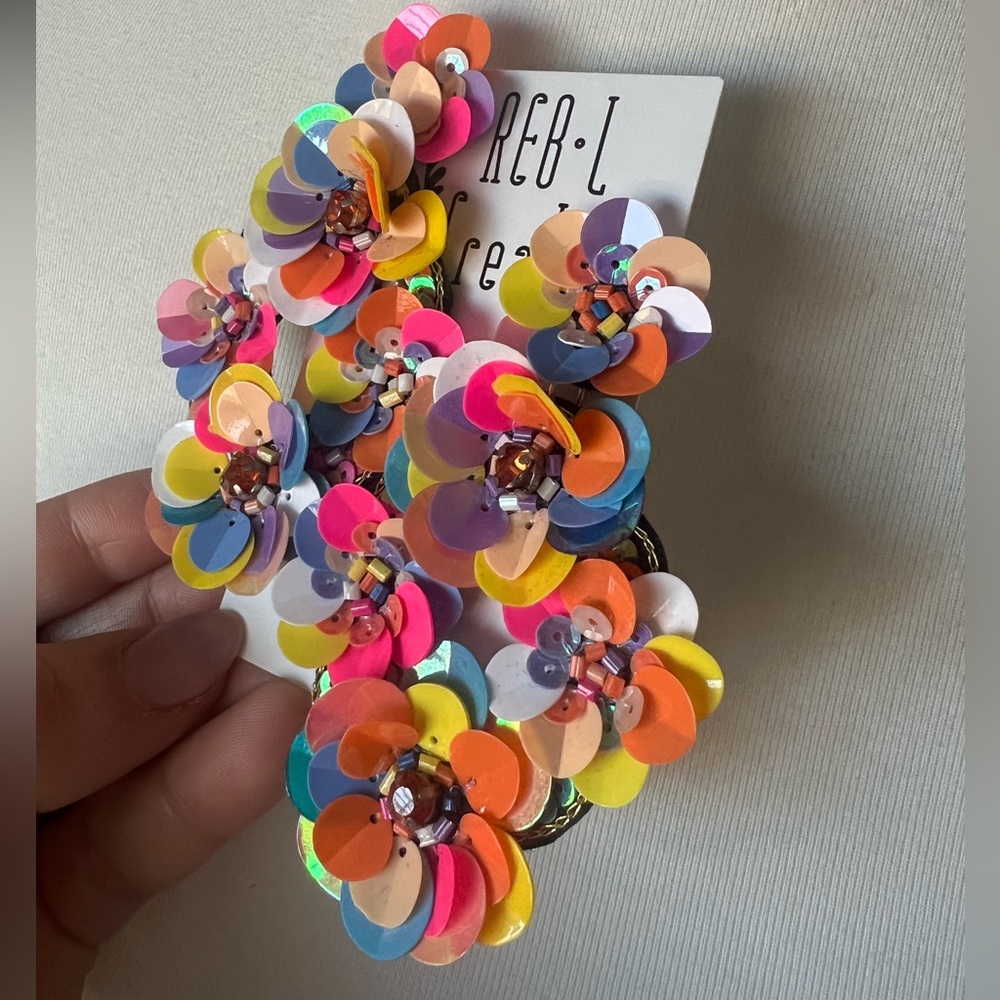 Bright And Light Statement Earrings - image 4